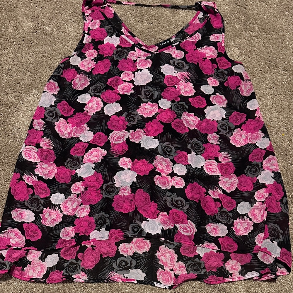 Floral Chiffon top - Picture 1 of 3